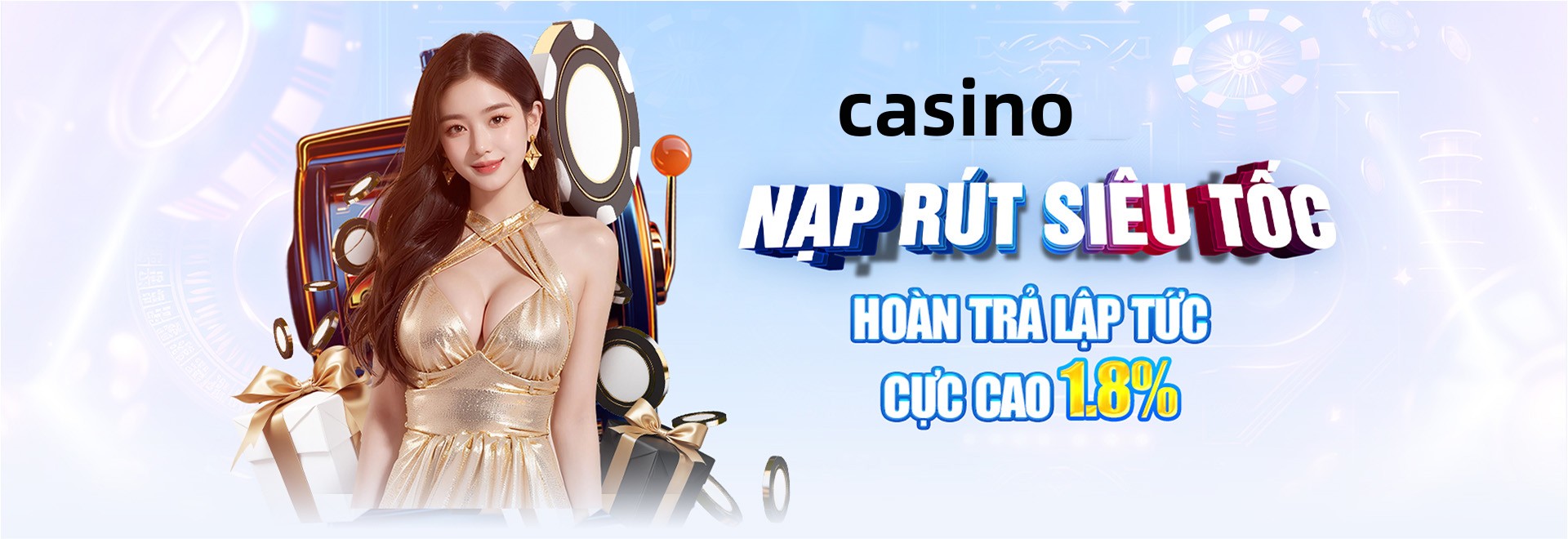Hình ảnh quảng cáo của win58 hiển thị nền tảng và các lợi ích