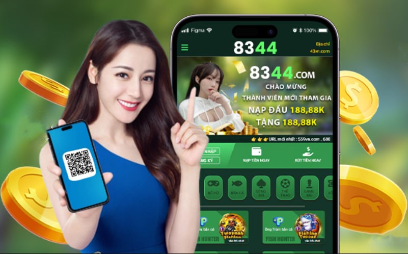 Hình ảnh quảng cáo của win58 hiển thị nền tảng và các lợi ích