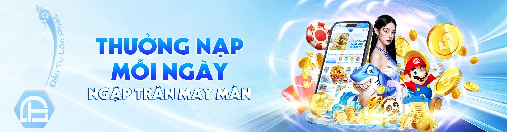Hình ảnh quảng cáo của win58 hiển thị nền tảng và các lợi ích