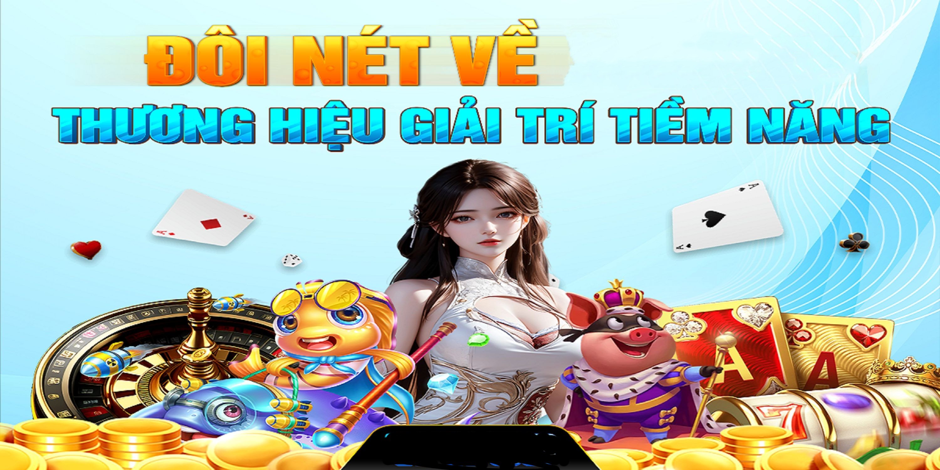 Hình ảnh quảng cáo của win58 hiển thị nền tảng và các lợi ích